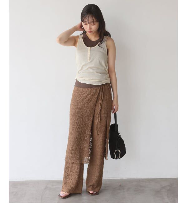 SLOBE IENA「《2枚セット》カットレースパンツ/ラップスカートセット」|その他|