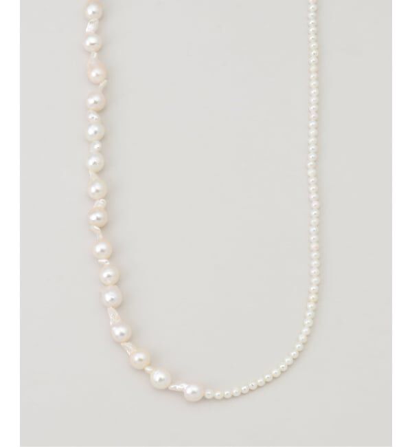 IENA「AYUS/アユス AKOYA NATURAL BAROQUE PEARL  ネックレス N27-2」|ネックレス|ホワイト