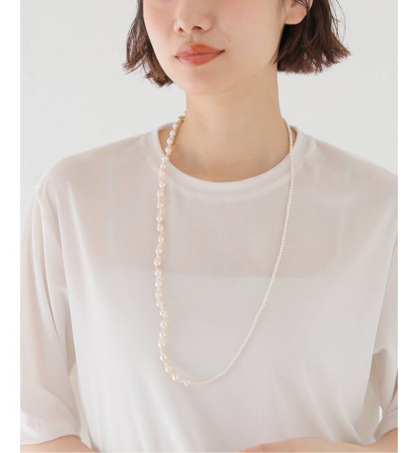IENA「AYUS/アユス AKOYA NATURAL BAROQUE PEARL  ネックレス N27-2」|ネックレス|