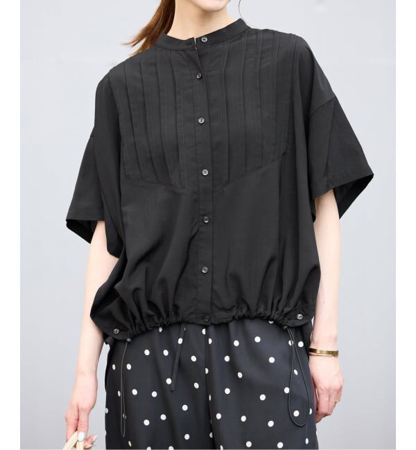 SLOBE IENA「《WEB・一部店舗限定》ピンタックスピンドルブラウス」|シャツ・ブラウス|