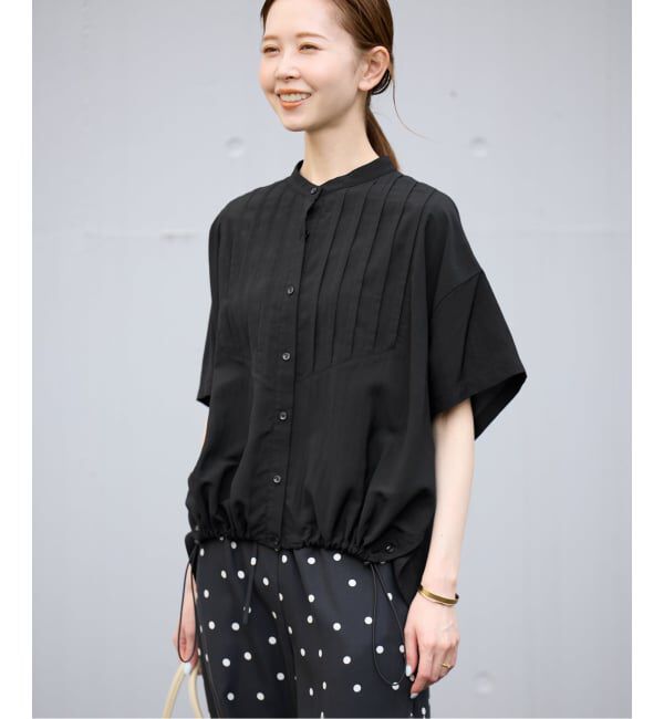 SLOBE IENA「《WEB・一部店舗限定》ピンタックスピンドルブラウス」|シャツ・ブラウス|