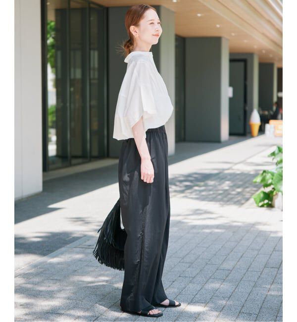 SLOBE IENA「《WEB・一部店舗限定》ピンタックスピンドルブラウス」|シャツ・ブラウス|