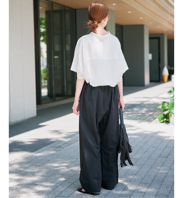 SLOBE IENA「《WEB・一部店舗限定》ピンタックスピンドルブラウス」|シャツ・ブラウス|