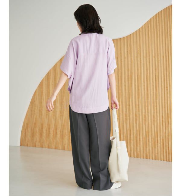 SLOBE IENA「《WEB・一部店舗限定》ピンタックスピンドルブラウス」|シャツ・ブラウス|