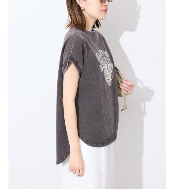 SLOBE IENA「Champion/チャンピオン SLOBE別注 フレンチスリーブロゴTシャツ」|Tシャツ・カットソー|