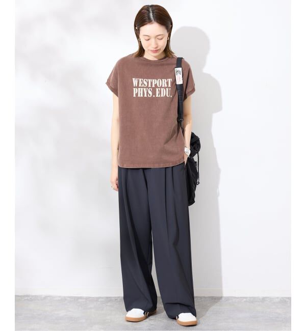 SLOBE IENA「Champion/チャンピオン SLOBE別注 フレンチスリーブロゴTシャツ」|Tシャツ・カットソー|