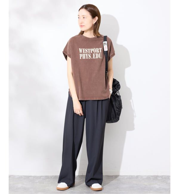 SLOBE IENA「Champion/チャンピオン SLOBE別注 フレンチスリーブロゴTシャツ」|Tシャツ・カットソー|