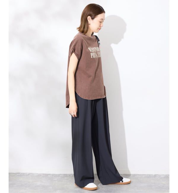 SLOBE IENA「Champion/チャンピオン SLOBE別注 フレンチスリーブロゴTシャツ」|Tシャツ・カットソー|