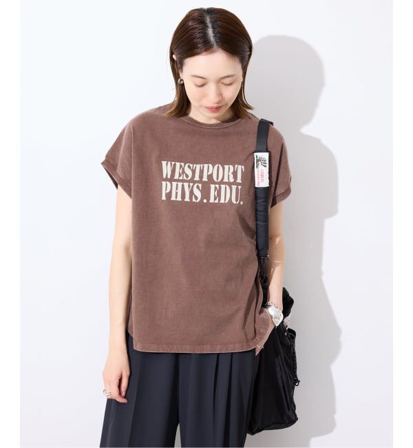 SLOBE IENA「Champion/チャンピオン SLOBE別注 フレンチスリーブロゴTシャツ」|Tシャツ・カットソー|