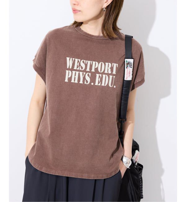 SLOBE IENA「Champion/チャンピオン SLOBE別注 フレンチスリーブロゴTシャツ」|Tシャツ・カットソー|