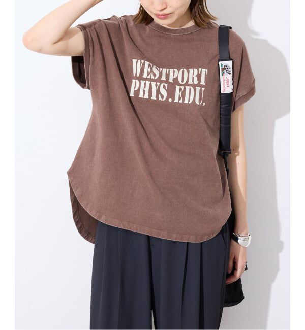 SLOBE IENA「Champion/チャンピオン SLOBE別注 フレンチスリーブロゴTシャツ」|Tシャツ・カットソー|