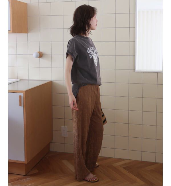 SLOBE IENA「Champion/チャンピオン SLOBE別注 フレンチスリーブロゴTシャツ」|Tシャツ・カットソー|