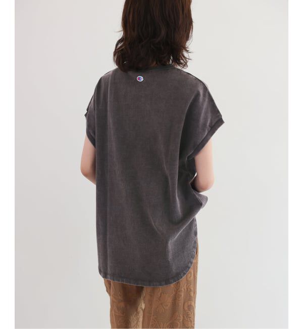 SLOBE IENA「Champion/チャンピオン SLOBE別注 フレンチスリーブロゴTシャツ」|Tシャツ・カットソー|