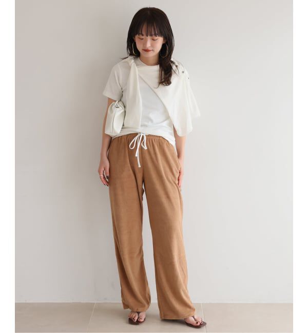 SLOBE IENA「《追加》Plus by ONIT/オニット SLOBE別注 2way パイルパンツ」|その他|
