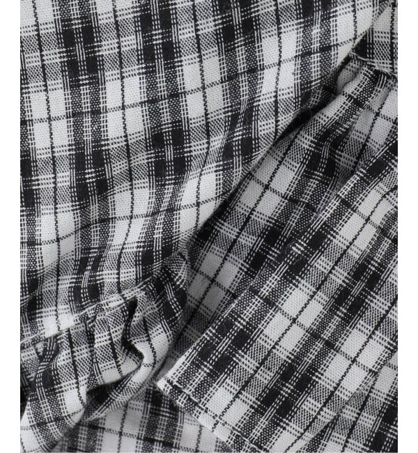 SLOBE IENA「OURSaaLTY/アワーソルティ Ann check frill bustier」|その他|