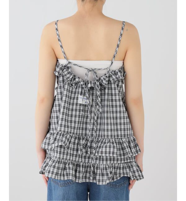 SLOBE IENA「OURSaaLTY/アワーソルティ Ann check frill bustier」|その他|