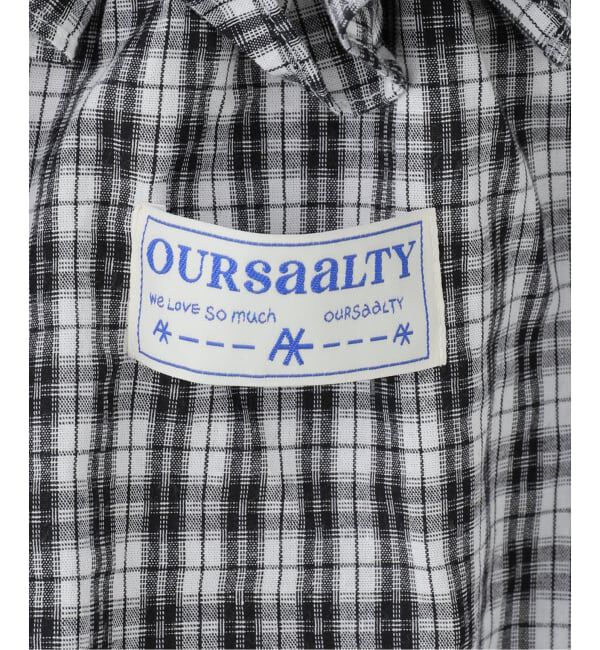 SLOBE IENA「OURSaaLTY/アワーソルティ Ann check frill bustier」|その他|