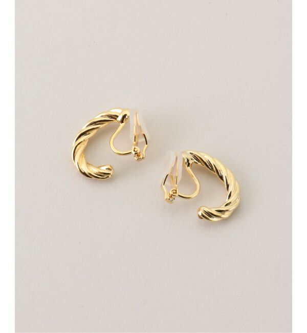 SLOBE IENA「LAPUIS/ラピュイ Twist Hoop イヤリング 254-220109」|イヤリング|