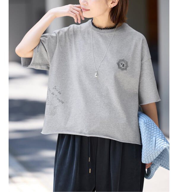 IENA「Work of Art Kendai/ワークオブアートケンダイ グラフィック Tシャツ GRAPHIC TSHIRTS」|Tシャツ・カットソー|グレー