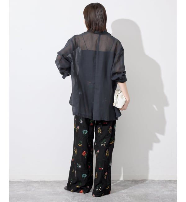 SLOBE IENA「embroideryメッシュパンツ」|その他|