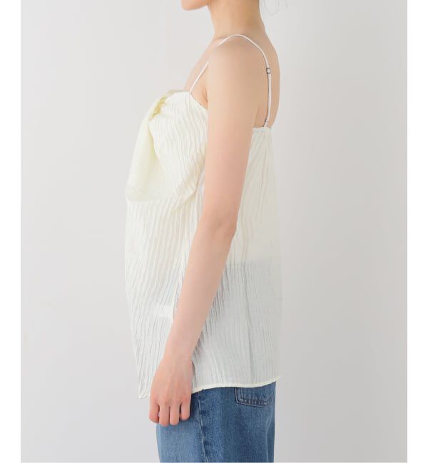 IENA「ESTHE/エステ Twist Front Pleated Cami Top ブラウス 162-3076A」|シャツ・ブラウス|