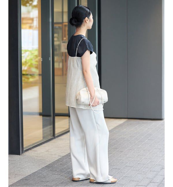 IENA「ESTHE/エステ Twist Front Pleated Cami Top ブラウス 162-3076A」|シャツ・ブラウス|