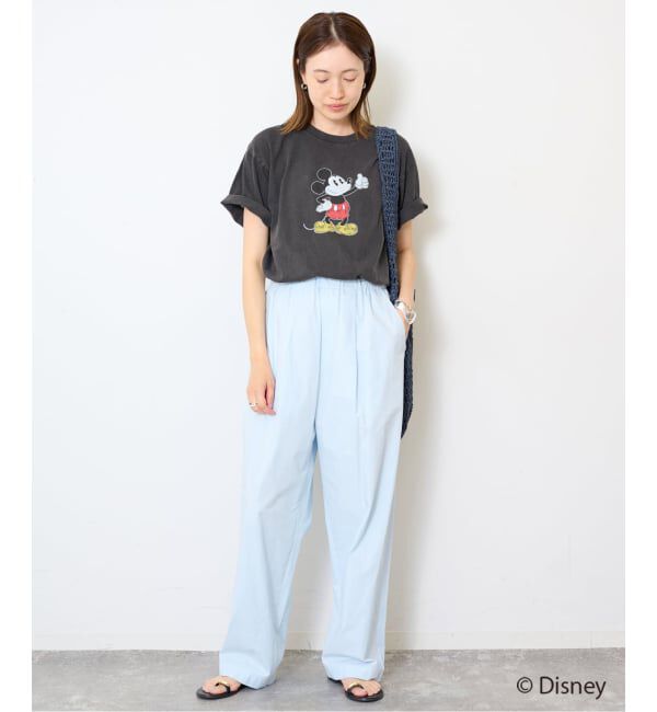 SLOBE IENA「+81BRANCA/ハチイチブランカ SLOBE別注 ミッキー Tシャツ1」|Tシャツ・カットソー|