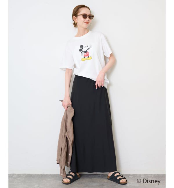 SLOBE IENA「+81BRANCA/ハチイチブランカ SLOBE別注 ミッキー Tシャツ1」|Tシャツ・カットソー|