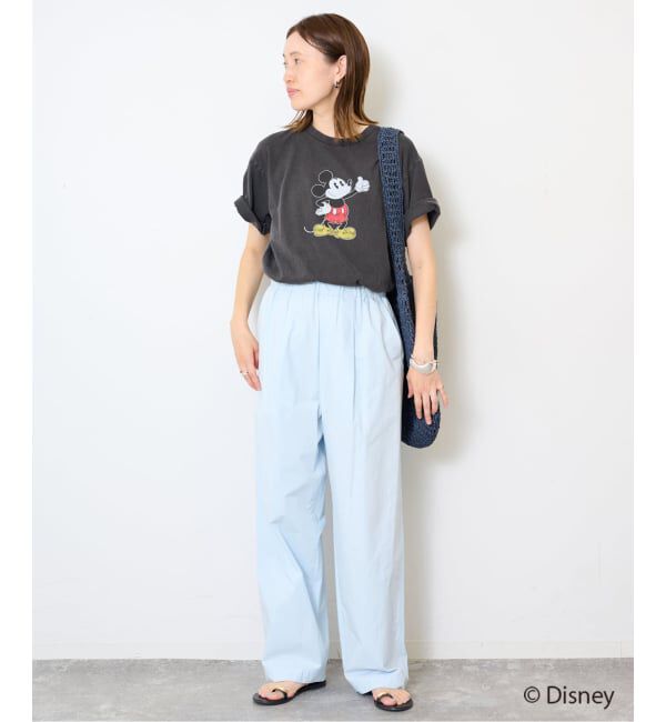 SLOBE IENA「+81BRANCA/ハチイチブランカ SLOBE別注 ミッキー Tシャツ1」|Tシャツ・カットソー|