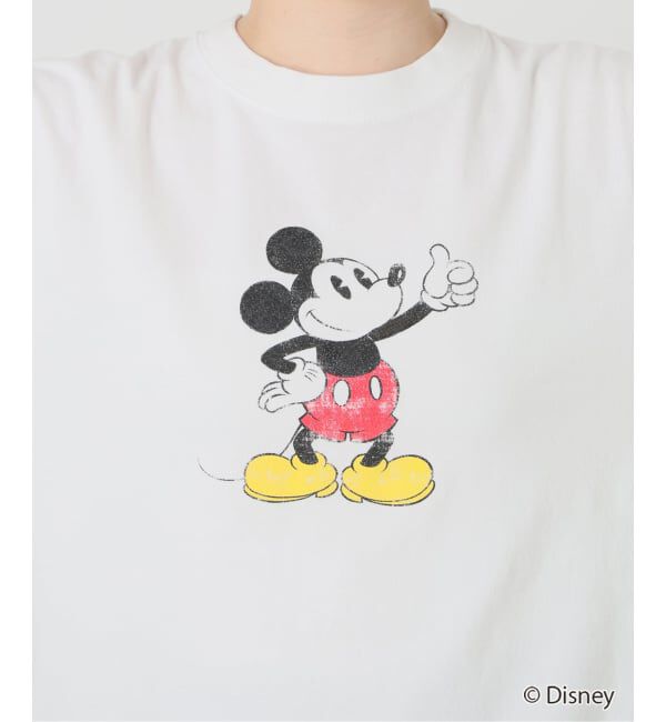 SLOBE IENA「+81BRANCA/ハチイチブランカ SLOBE別注 ミッキー Tシャツ1」|Tシャツ・カットソー|