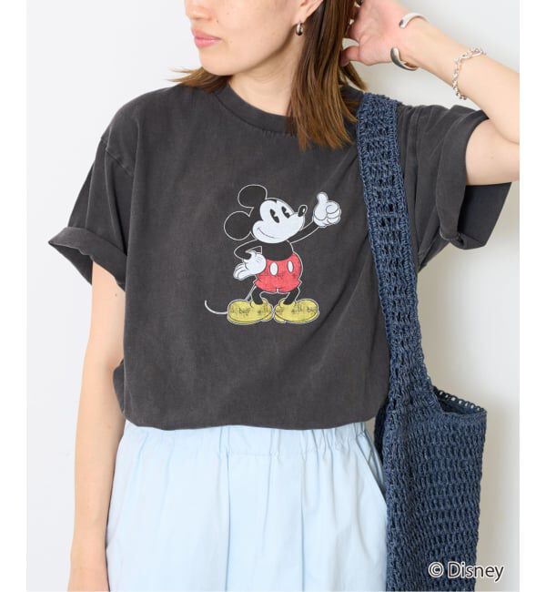 SLOBE IENA「+81BRANCA/ハチイチブランカ SLOBE別注 ミッキー Tシャツ1」|Tシャツ・カットソー|