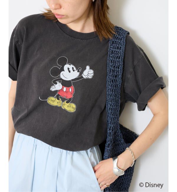 SLOBE IENA「+81BRANCA/ハチイチブランカ SLOBE別注 ミッキー Tシャツ1」|Tシャツ・カットソー|