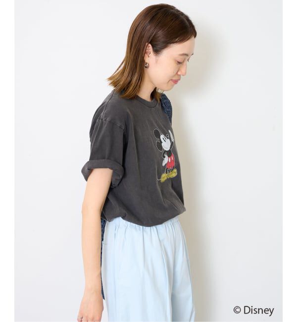 SLOBE IENA「+81BRANCA/ハチイチブランカ SLOBE別注 ミッキー Tシャツ1」|Tシャツ・カットソー|