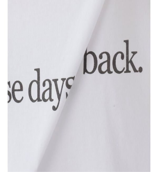 SLOBE IENA「Ophrys/オフリス Those days are back Tee OP26SS05」|Tシャツ・カットソー|