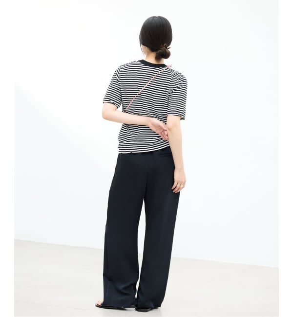 IENA「《WEB限定追加》ATON/エイトン FRESCA SINGLE JERSEY Tシャツ」|Tシャツ・カットソー|