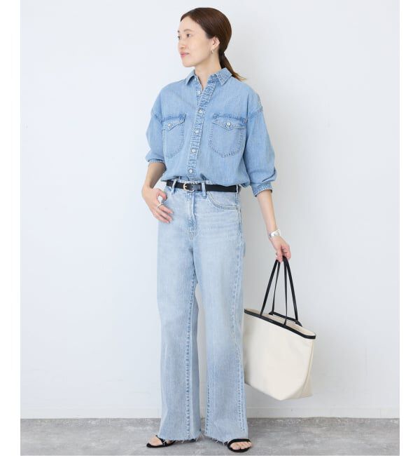 SLOBE IENA「《シリーズあり》LE DENIM LEAN BOOTY LEGデニム」|デニム|