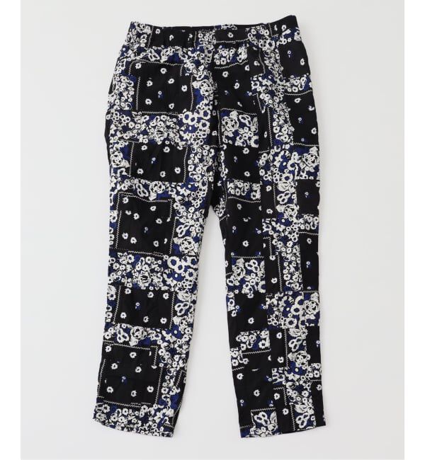 EDIFICE「NOMA t.d.(ノーマ ティーディー) DYG Patchwork Trousers」|スラックス|ブラック