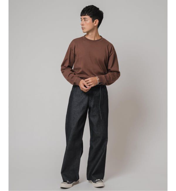 EDIFICE「LEVI&rsquo;S(R)/リーバイス(R) 別注 TWISTED BELTED デニムパンツ (L30)」|デニム|