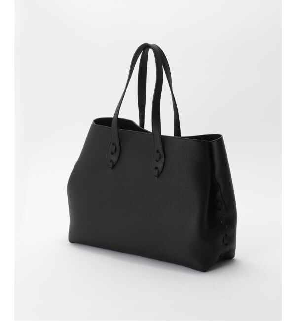 EDIFICE「IL MICIO(イルミーチョ) Pleats Tote M」|トートバッグ|ブラック