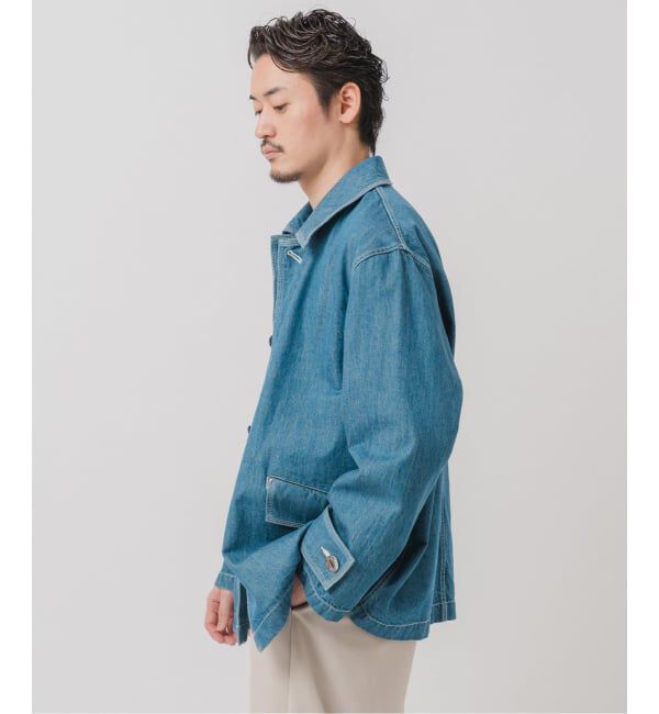 EDIFICE「MACKINTOSH(マッキントッシュ) 別注 HUMBIE デニム SHORT SL(ウォッシュ)」|デニムジャケット|