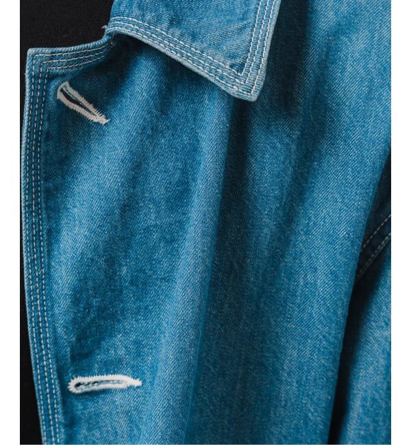 EDIFICE「MACKINTOSH(マッキントッシュ) 別注 HUMBIE デニム SHORT SL(ウォッシュ)」|デニムジャケット|