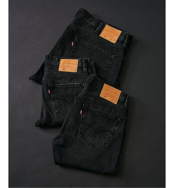 417 EDIFICE「追加 Levi&rsquo;s(リーバイス) 30th 別注 501(R) BLACK L30」|デニム|