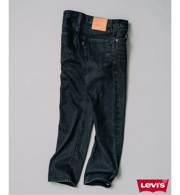 EDIFICE「LEVI&rsquo;S(R)/リーバイス(R) 別注 BIG E 501(R) BLACK L30」|デニム|ブラック