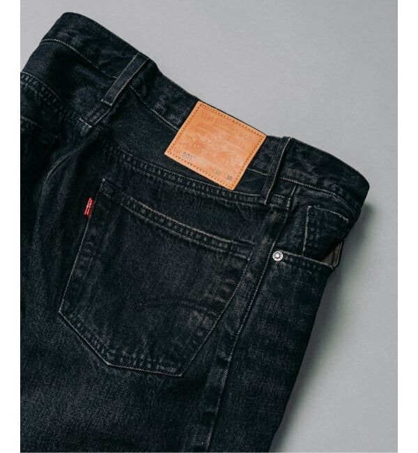 EDIFICE「LEVI&rsquo;S(R)/リーバイス(R) 別注 BIG E 501(R) BLACK L30」|デニム|