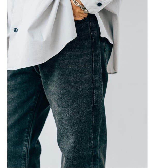 EDIFICE「LEVI&rsquo;S(R)/リーバイス(R) 別注 BIG E 501(R) BLACK L30」|デニム|