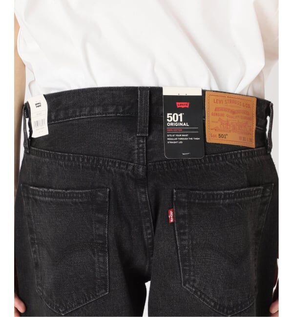 EDIFICE「LEVI&rsquo;S(R)/リーバイス(R) 別注 BIG E 501(R) BLACK L30」|デニム|