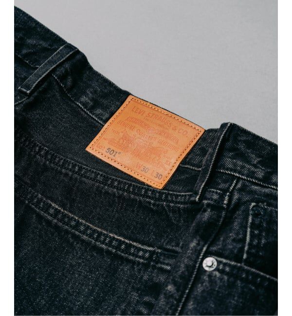 EDIFICE「LEVI&rsquo;S(R)/リーバイス(R) 別注 BIG E 501(R) BLACK L30」|デニム|