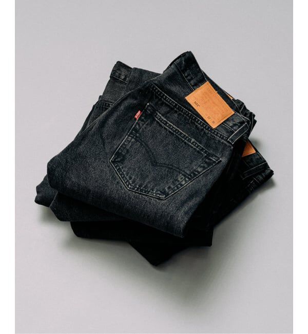 EDIFICE「LEVI&rsquo;S(R)/リーバイス(R) 別注 BIG E 501(R) BLACK L30」|デニム|