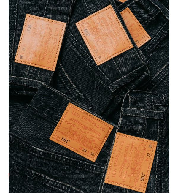EDIFICE「LEVI&rsquo;S(R)/リーバイス(R) 別注 BIG E 501(R) BLACK L30」|デニム|