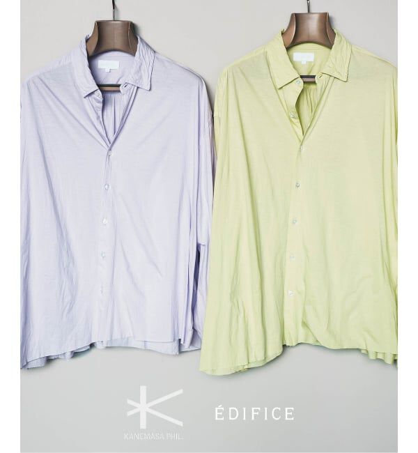 EDIFICE「Kanemasa Phil. (カネマサ フィル) 別注 46ゲージ Artisan L/S Shirts」|シャツ・ブラウス|